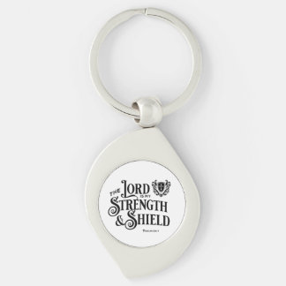 Porte-clés The Lord is My Strength Scripture
