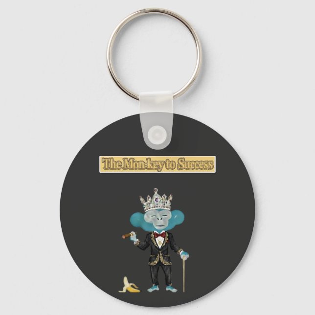Porte-clés The Mon-key To success gift  (Recto)