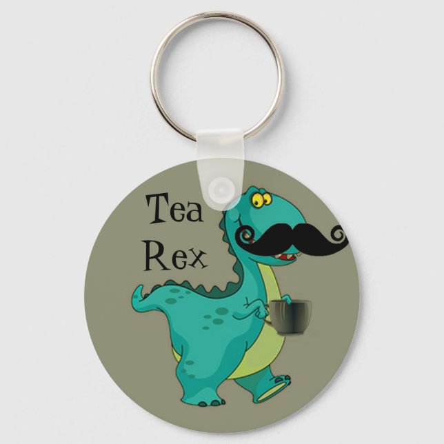 Porte-clés Thé - Rex Dinosaure Dinosaure Dessin Innuendo (Recto)