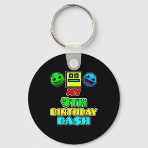 Porte-clés thème de jeu vidéo pour fête d'anniversaire des 9