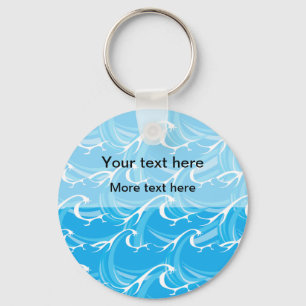 Porte-clés Thème de plage Porte - clés de messages Ocean