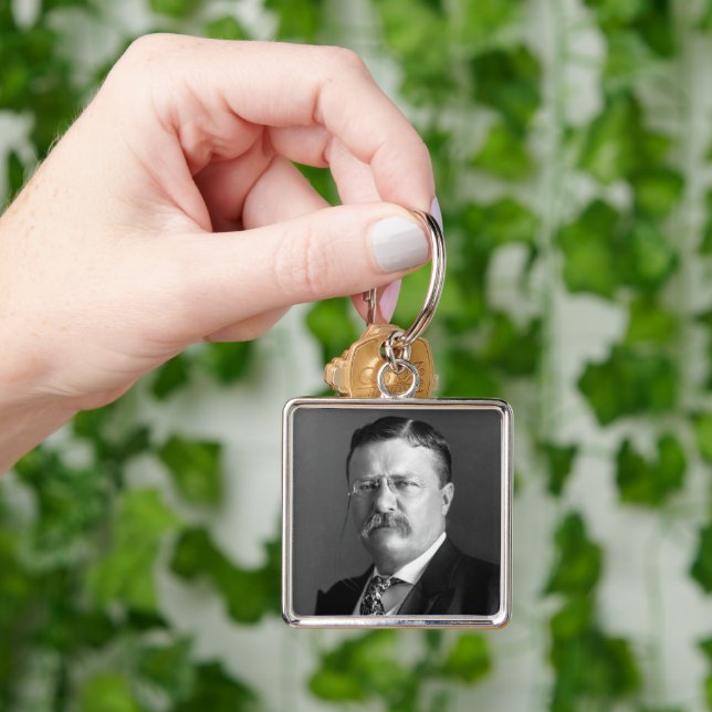 Porte-clés Theodore Roosevelt Teddy Président républicain (main)