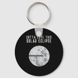 Porte-clés Théorie du Complot Terre Plate Éclipse Solaire Lun