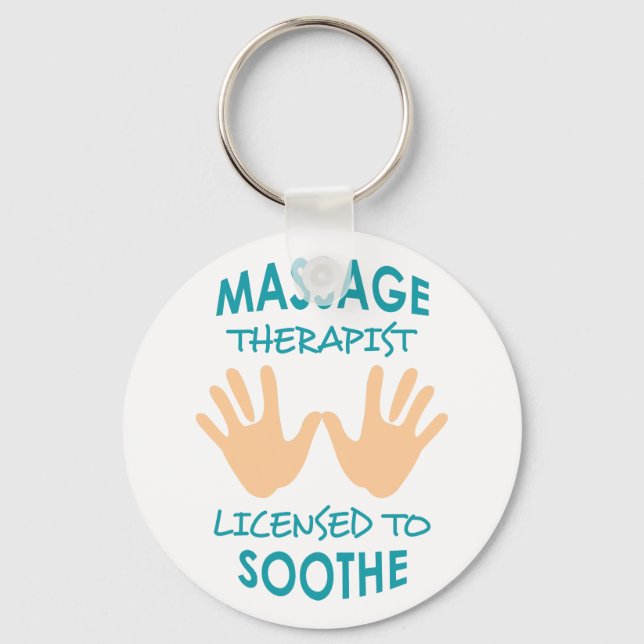 Porte-clés Thérapeute de massage (Recto)