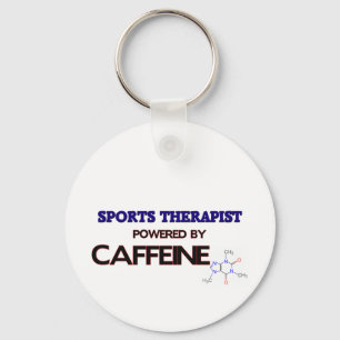 Porte-clés Thérapeute du sport Powered by caffeine