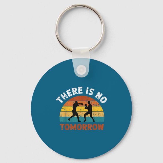 Porte-clés There Is No Tomorrow, Boxing Motivation,retro Boxi (Recto)