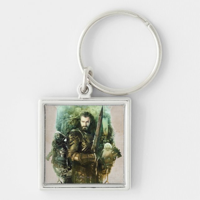 Porte-clés THORIN OAKENSHIELD™, Dwalin & Balin Graphic (Devant)