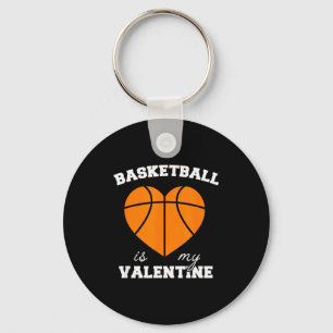 Porte-clés Threadrock Basketball Est Ma Saint-Valentin - Femm