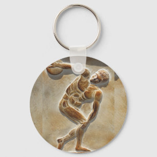 Porte-clés Thrower Disque Grec Ancien - Discobolus