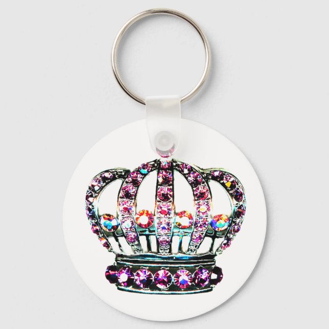 Porte-clés Tiara avec porte - clé Zazzle (Recto)