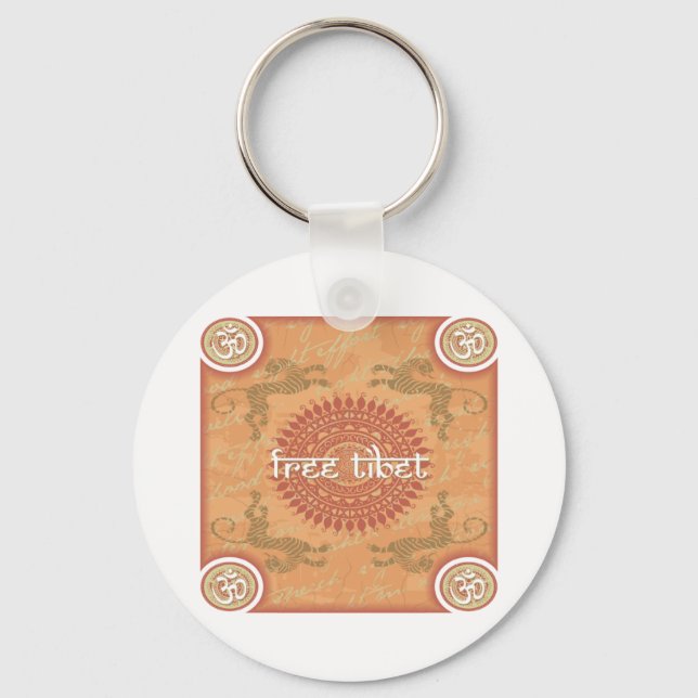 Porte-clés Tibet libre (Recto)