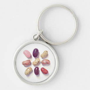 Porte-clés TIC TAC TOE JELLY BEANS Premium Round Keychain