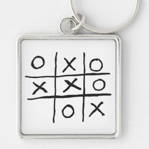 Porte-clés Tic Tac Toe Noughts and Crosses