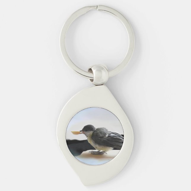 Porte-clés Tidi my Bird le Parus Major (Devant)