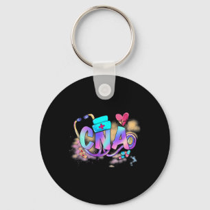 Porte-clés Tie Dye Cna Cute Nurse Day Cna Rn Nurse Week Cadea
