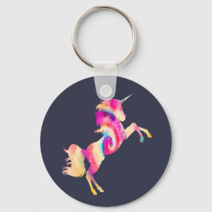 Porte-clés Tie Dye Unicorn