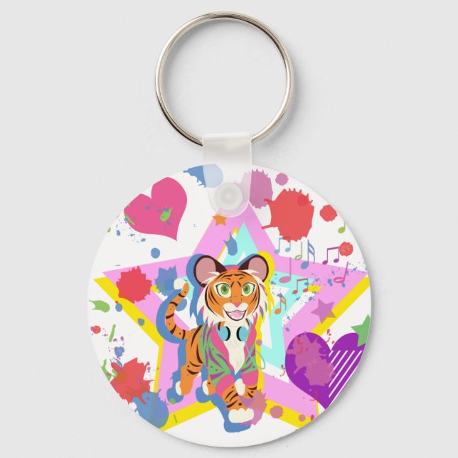 Porte-clés Tiger (Recto)