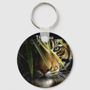 Porte-clés Tiger Face Wildlife Keychains