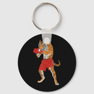Porte-clés Tiger Muay Thai Kickboxeur MMA Kickboxing Arts Mar