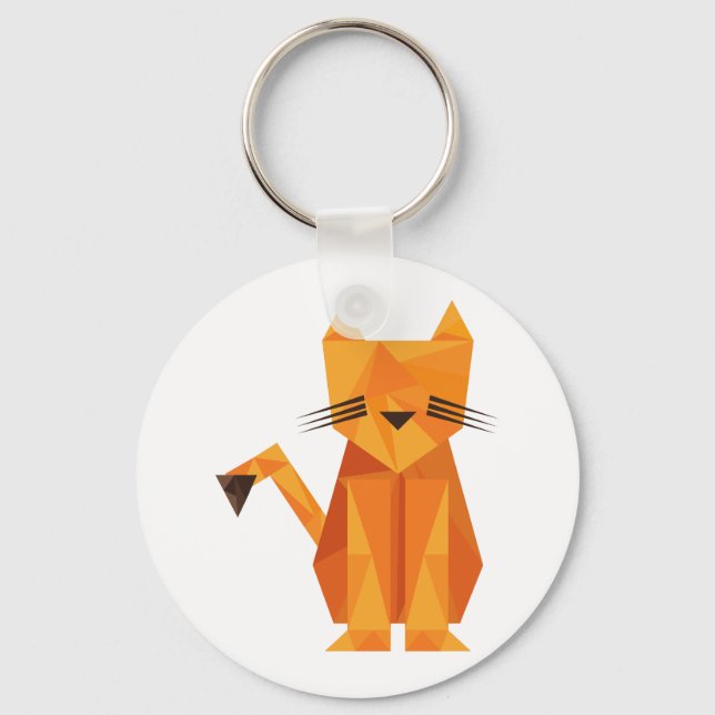 Porte-clés Tiger Oragami (Recto)