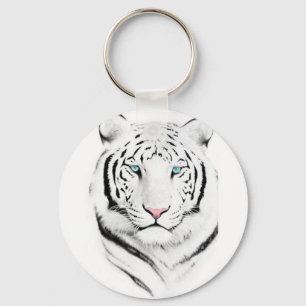 Porte-clés Tigre blanc sibérien