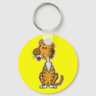 Porte-clés Tigre de bande dessinée