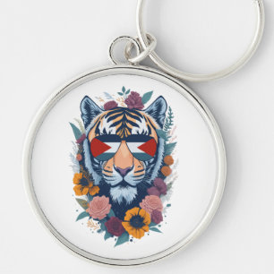 Porte-clés Tigre palestinien - Palestine FLAG