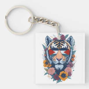 Porte-clés Tigre palestinien - Palestine FLAG