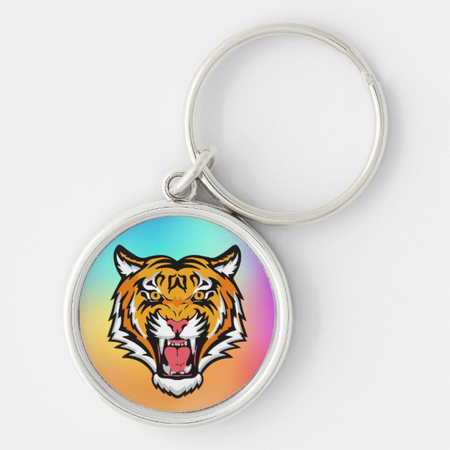 Porte-clés Tigre torche tête-25818 (Devant)