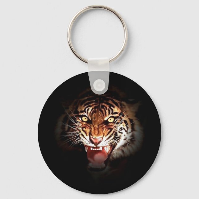 Porte-clés Tigre - Wild Big Cats Art (Recto)