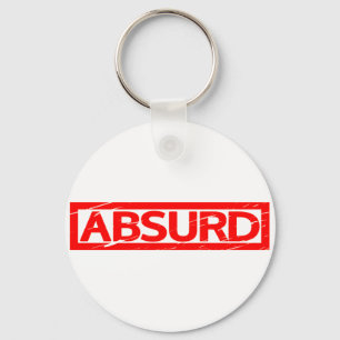 Porte-clés Timbre Absurde