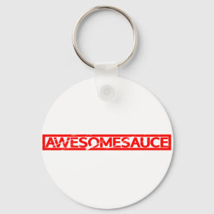 Porte-clés Timbre Awesomesauce