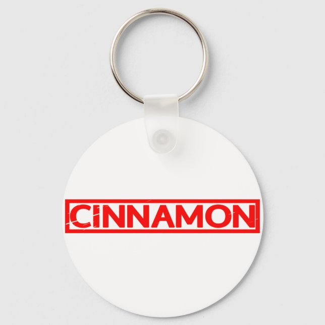 Porte-clés Timbre de cannelle (Recto)