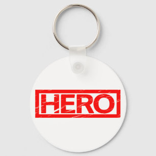 Porte-clés Timbre de héros