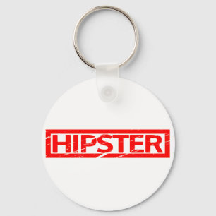 Porte-clés Timbre de Hipster