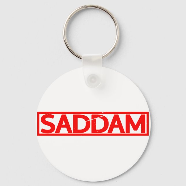 Porte-clés Timbre de Saddam (Recto)