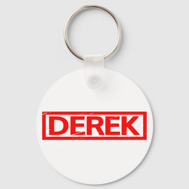 Porte-clés Timbre Derek (Recto)