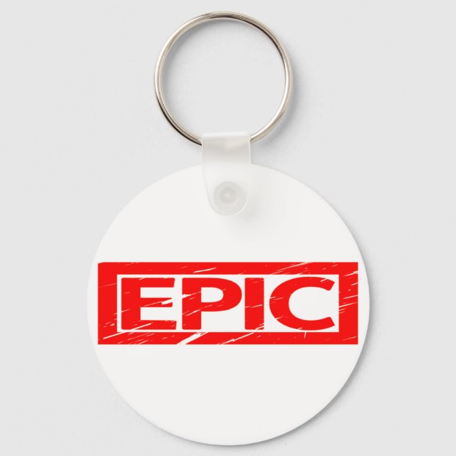 Porte-clés Timbre épique (Recto)