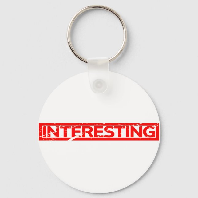 Porte-clés Timbre intéressant (Recto)