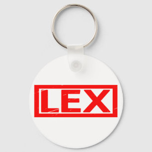 Porte-clés Timbre Lex