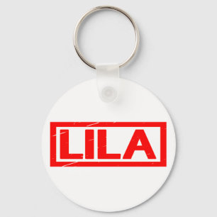 Porte-clés Timbre Lila