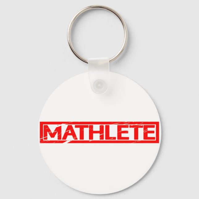 Porte-clés Timbre Mathlete (Recto)