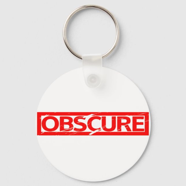 Porte-clés Timbre obscur (Recto)