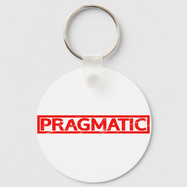Porte-clés Timbre Pragmatique (Recto)