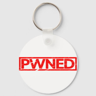 Porte-clés Timbré Pwned