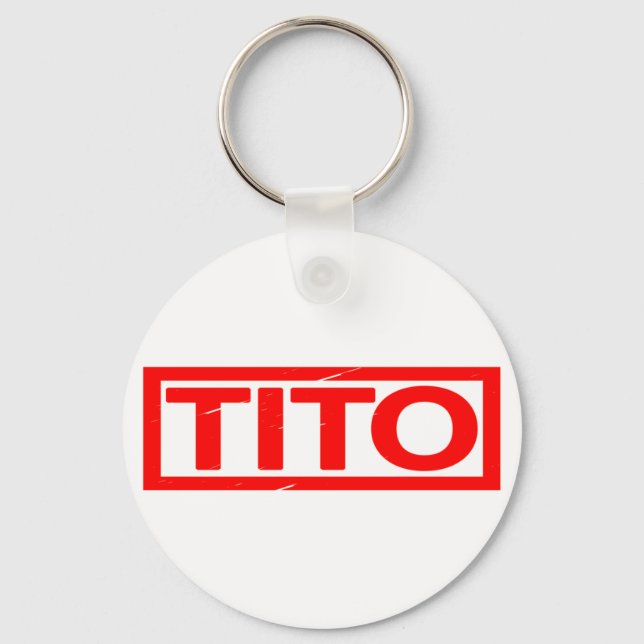 Porte-clés Timbre Tito (Recto)
