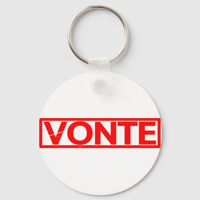 Porte-clés Timbre Vonte (Recto)