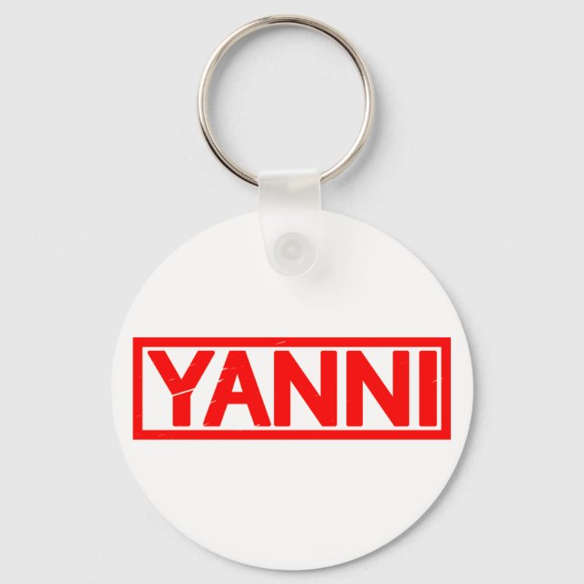 Porte-clés Timbre Yanni (Recto)