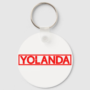 Porte-clés Timbre Yolanda