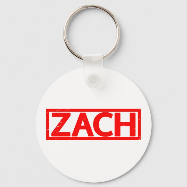 Porte-clés Timbre Zach (Recto)